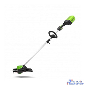 Greenworks Триммер аккумуляторный Greenworks GD60LT, 60V, 40 см, бесщеточный, c АКБ 4АЧ и ЗУ [2108307UB]