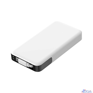 Мобильный аккумулятор Cactus CS-PBFSPA-10000 10000mAh 22.5W 4.5A 2xUSB-C белый