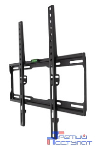 REXANT Кронштейн для телевизора  32"- 60" дюймов фиксированный  серия HOME чёрный {32"-60" Максимальная нагрузка: 35 кг VESA: 50х50, 75х75, 100х100, 200х200, 300х300, 400х400  мм}