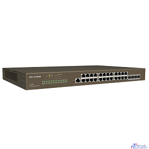 IP-COM G3328F Коммутатор управляемый в стойку, 24*1Gbit RJ45, 4*SFP 1Gbit,  console port