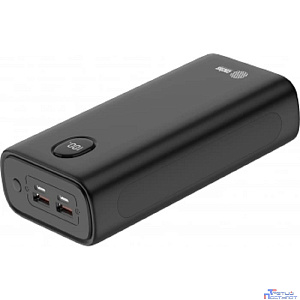 Мобильный аккумулятор Cactus CS-PBFSJA-30000 30000mAh 4.5A 2xUSB-A/USB-C черный