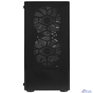 1STPLAYER Корпус FIREBASE X4-M Black / mATX, TG / 1x120mm & 2x140mm LED fans inc. / X4-M-BK-2F1P-1F1