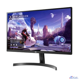 LCD LG 27" 27QN600-B черный {IPS 2560x1440 75Hz 5ms 178/178 8bit(6bit+FRC) 350cd 1000:1  HDR10 HDMI DisplayPort vesa}