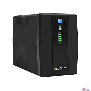 Exegate EP285538RUS ИБП ExeGate Power Back BNB-600.LED.AVR.C13.RJ <600VA/360W, LED, AVR,4*IEC-C13, RJ45/11, Black>