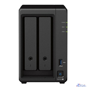 Synology DS723+ СХД настольное исполнение 2BAY NO HDD