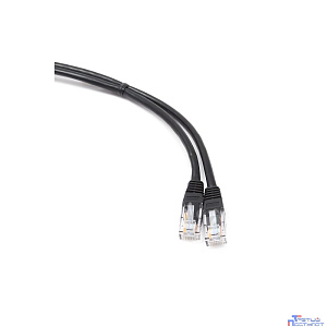 Cablexpert Патч-корд UTP PP12-1M/BK кат.5, 1м, литой, многожильный (черный)