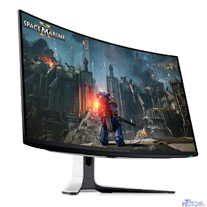 Монитор Dell 31.6" AW3225QF 1700R, QD OLED, UHD, 0,03ms, 1000cd, 240Hz, HDMI, DP, USB, HAS