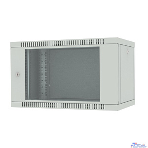 Шкаф настенный 19", 6U Filum FL-WB-0666GM-GY Wall Box (ШхГхВ) 600x600x356 мм, дверь стеклянная, цвет серый RAL7035