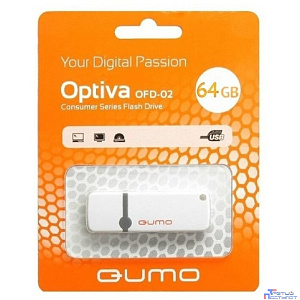 USB 2.0 QUMO 16GB Optiva 02 White [QM16GUD-OP2-white]