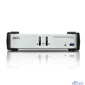 ATEN CS1912-(AT-G) 2-ух портовый KVMP™-коммутатор с поддержкой USB 3.0, DisplayPort,изображения до 3840 х 2160 @ 30 Гц, обладает сверхскоростным концентратором USB 3.1 Gen 1