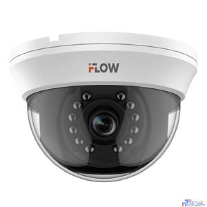 iFLOW F-AC-1421(2.8mm) Eco 2Мп внутренняя купольная HD-TVI камера с ИК-подсветкой до 20м
