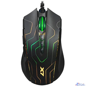 Мышь A4Tech X89 Maze черный оптическая (2400dpi) USB (8but)