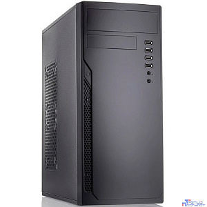 Foxline FL-301, ATX, 1x5.25EXT, 1x3.5EXT, 4x3.5INT, 4xUSB2.0, HDA, w/o FAN, w/PSU 450W 8cm, w/C13-C14 cable 1.5m, , w/DVD-RW installed