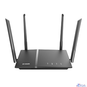 D-Link DIR-1260/RU/R1A Беспроводной двухдиапазонный гигабитный маршрутизатор AC1200 Wave 2 с поддержкой MU-MIMO, 3G/LTE и USB-портом