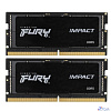 Модуль памяти SO-DIMM DDR5 32Gb (2x16Gb) PC48000 6000Mhz Kingston Fury Impact (KF560S38IBK2-32)