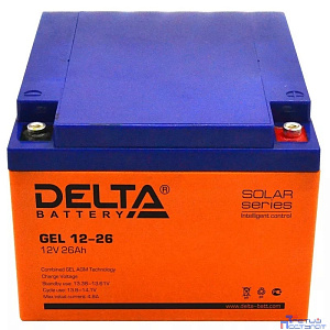 Delta GEL 12-26 (12V/26Ач) свинцово- кислотный аккумулятор
