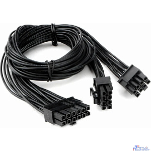 Cablexpert Кабель питания PCIe PCIe 12pin(M) / 2xPCIe 8pin(6+2)(M), медь, 75см, пакет (CC-PSU-2812)