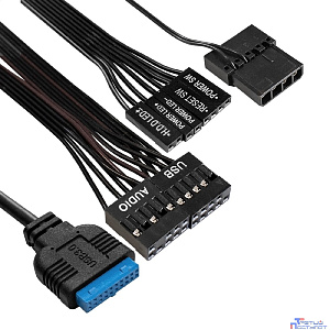 Exegate EX296385RUS Корпус Minitower ExeGate mEVO-7805-XP450 (mATX, БП XP450 с вент. 12см, 2*USB+1*USB3.0, аудио, черный, с 2*RGB подсветкой)