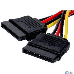 Exegate EX138935RUS Кабель питания 2xSATA (от разъема Molex (IDE) блока питания), 15см Exegate
