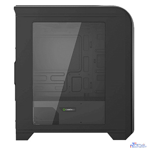 GameMax Корпус Centauri Black Red без БП (ATX,Черн.-кр,USB3.0, Зак.стекло, 1*120мм. RGB, пыл.фильтр)