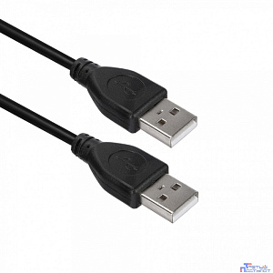 Кабель ACD Кабель ACD-U2AAM-30L |ACD-U2AAM-30L| USB 2.0, A male - A male, ТТХ: |ACD-U2AAM-30L| (7/0.12BC+PE)*1P+(7/0.12BC+PE)*2C+7/0.12BC+AL+PVC OD4.0, Черный, 3мm (742033)