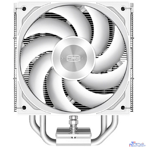 Кулер PCCooler RZ400 V2 WH  S115X/1200/1700/18XX/AM4/AM5 (TDP 245W, 1x120mm PWM FAN, 4 тепловые трубки 6мм, 500-2000RPM, 32dBa)