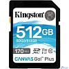 SecureDigital 512Gb Kingston SDXC Class 10 UHS-I U3 V30 Canvas Go Plus 170MB/s SDG3/512GB