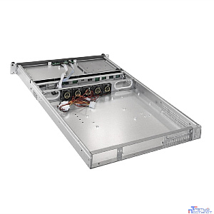 Exegate EX264267RUS Серверный корпус Exegate Pro 1U660-HS04 <RM 19",  высота 1U, глубина 660, без БП, 4xHotSwap, USB>