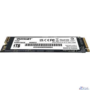Накопитель SSD Patriot PCIe 3.0 x4 1TB P320P1TBM28 P320 M.2 2280