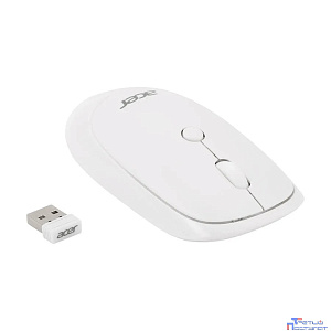 Acer OMR138 [ZL.MCEEE.01L] белый оптическая (1600dpi) беспроводная USB (3but)