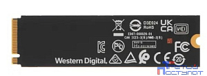 WD SSD Black SN770 NVMe, 2.0TB, M.2(22x80mm), NVMe, PCIe 4.0 x4, 3D TLC, R/W 5150/4850MB/s, IOPs 650 000/800 000, TBW 1200, DWPD 0.3 (12 мес.)