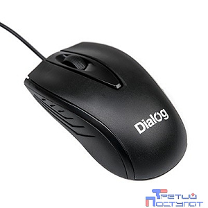 Мышь MOC-17U Dialog Comfort Optical - 3 кнопки + ролик прокрутки, USB