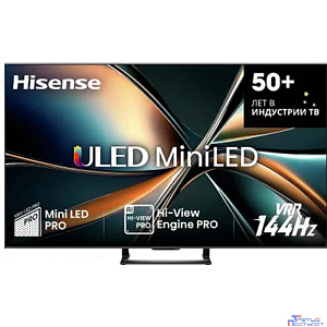 Hisense 55" 55U7Q угольно-серый 4K Ultra HD 120Hz MEMC DVB-T DVB-T2 DVB-C DVB-S DVB-S2 USB WiFi Smart TV