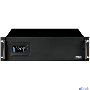 PowerCom King Pro RM KIN-2200AP LCD (3U) ИБП {Line-Interactive, 2200VA/1760W, Rack, 6х С13, Serial+USB, SmartSlot, RS-232} (1152608)