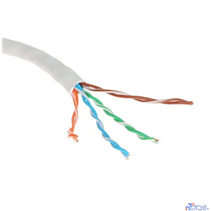 Cablexpert [UPC-5051E-4-CU] Кабель Cablexpert (RU) UTP indoor 4x2x0.51, медный, кат.5e, однож., 305м, box, серый