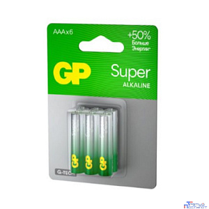GP 24AA21-2CRSBC6 36/720 Super Alkaline G-Tech (6 шт. в уп-ке)