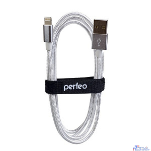 PERFEO Кабель для iPhone, USB - 8 PIN (Lightning), белый, длина 3 м. (I4302)