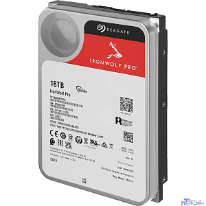 16TB Seagate Ironwolf Pro (ST16000NT001) {SATA 6 Гбит/с, 7200 rpm, 256mb buffer, для NAS}