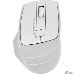 Мышь A4Tech Fstyler FG30S белый/серый оптическая (2000dpi) silent беспроводная USB (6but)