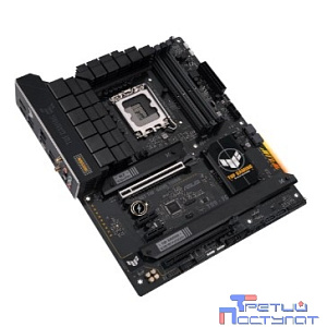 ASUS TUF GAMING B760-PLUS WIFI D4  (Socket 1700, ATX, 4xDDR4(128GB),DP/HDMI, 1xPCIe 5.0x16/1xPCIe 3.0x16/2xPCIe 3.0, 1xLAN (2.5GbE), Wi-Fi, BT, 4xSATA 6Gb/s, 3xM.2, 1xType-C, 4xUSB 3.2, 1xUSB 2.0)