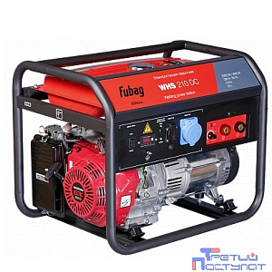 FUBAG Электростанция сварочная WHS 210 DC (Honda 220В) бензиновая [838240]