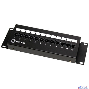 5bites Патч-панель PPU55-08W UTP / 5E / 12P / FRONT DUAL IDC / 2U / L=287MM / WALL