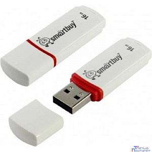 Smartbuy USB Drive 16Gb Crown White SB16GBCRW-W