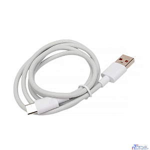 Cablexpert Кабель USB2.0, AM/Type-C, 6A, 66Вт, QC3.0, медь, 1м, белый, пакет (CC-USB2-AMCM-66W-1M-W)