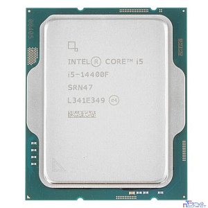 CPU Intel Core i5-14400F, 2.5ГГц, (Turbo 4.7ГГц), 10-ядерный, 20МБ, LGA1700, OEM