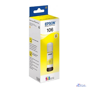 EPSON C13T00R440  Контейнер 106 с желтыми чернилами для L7160/7180, 70 мл.