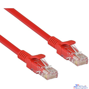 Exegate EX258676RUS Патч-корд UTP-RJ45-RJ45-5e-2M-RD, UTP, cat.5e, 2м, красный