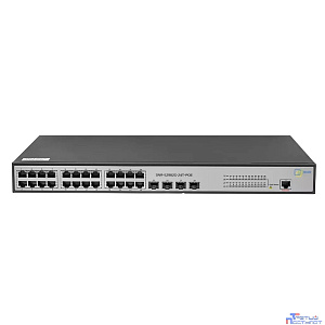 SNR-S2982G-24T-POE Управляемый гигабитный POE коммутатор уровня 2, 24 порта 10/100/1000Base-T с поддержкой POE, 4 порта 100/1000BASE-X (SFP), бюджет POE 185W