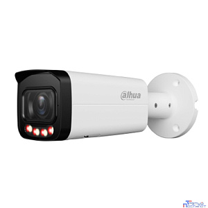 DAHUA DH-IPC-HFW2249TP-ZAS-IL Уличная цилиндрическая IP-видеокамера SmartDualLight 2Мп, 1/2.8” CMOS, моторизованный объектив 2.7~13.5мм, видеоаналитика, микрофон, ИК 60м, LED 60м; IP67, IK10