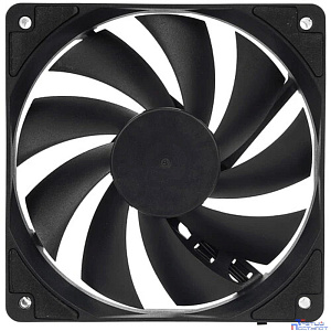Вентилятор Digma DFAN-120-7 120мм черный 3-pin 4-pin (Molex)  Ret